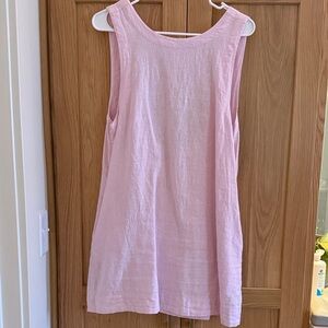 Full of Sunshine cotton linen mini dress size S